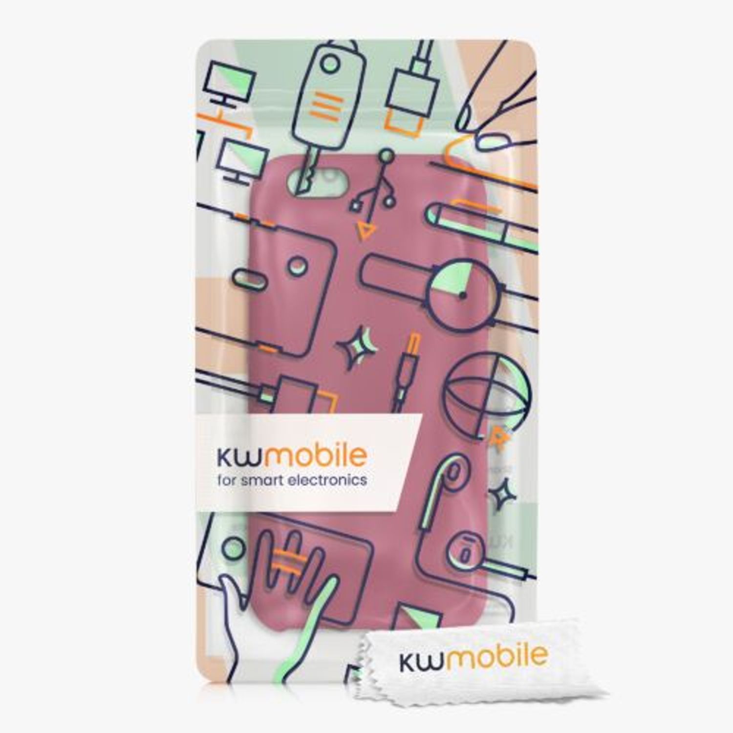 Husa pentru Apple iPhone 6/iPhone 6s, Silicon, Rosu, 40223.229, Kwmobile fotografia produsului View 6 L