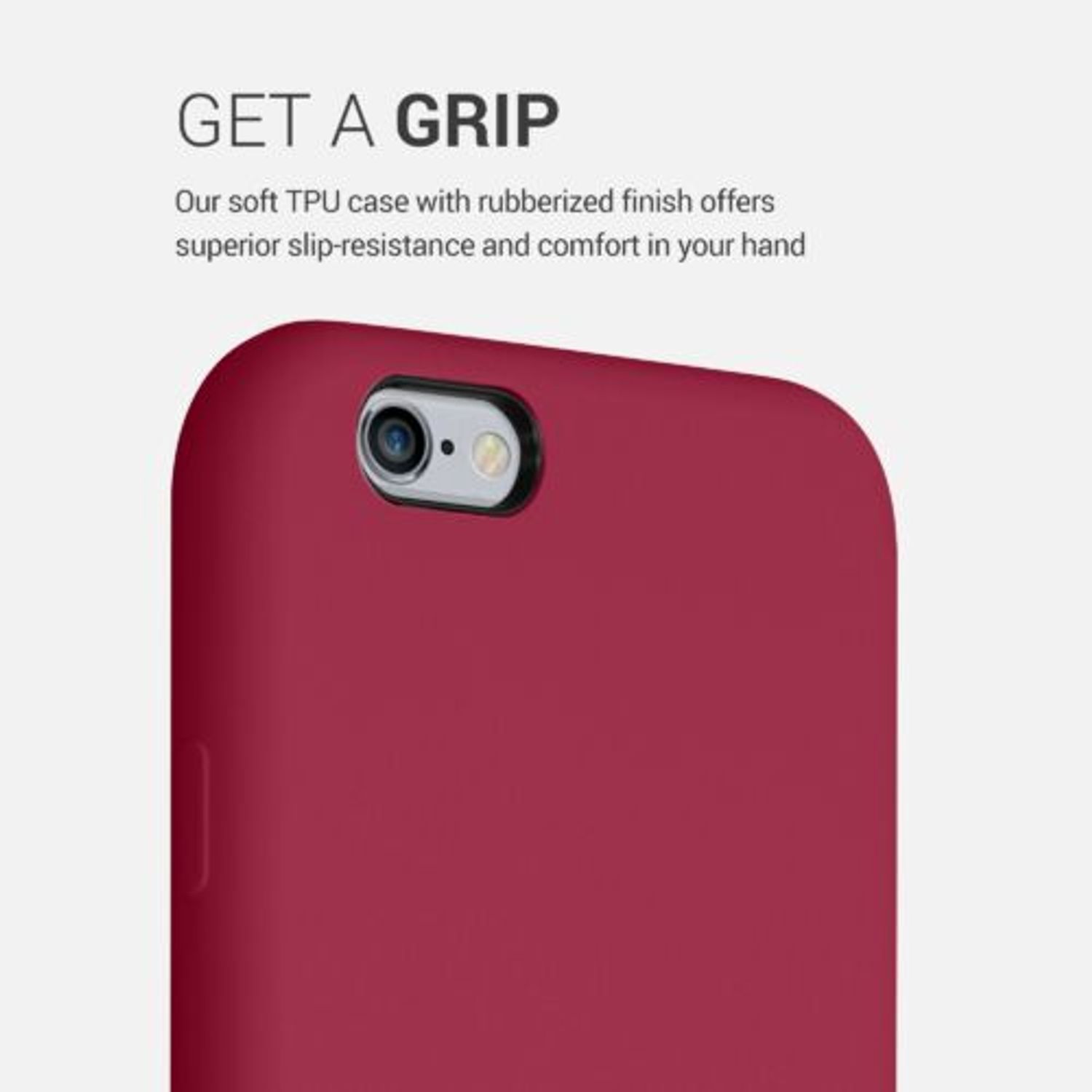 Husa pentru Apple iPhone 6/iPhone 6s, Silicon, Rosu, 40223.229, Kwmobile fotografia produsului View 4 L