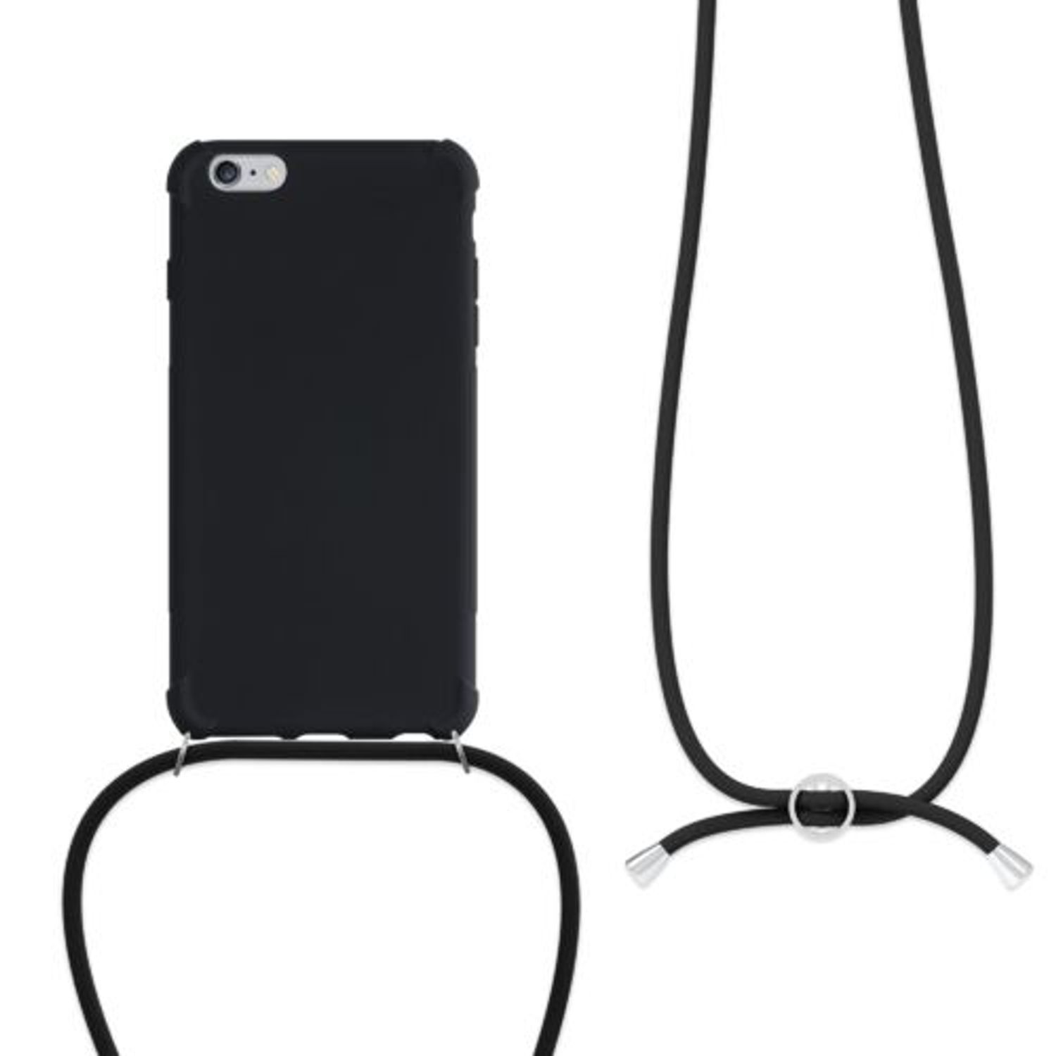 Husa pentru Apple iPhone 6 Plus/iPhone 6s Plus, Silicon, Negru, 56274.01, Kwmobile fotografia produsului View 8 L