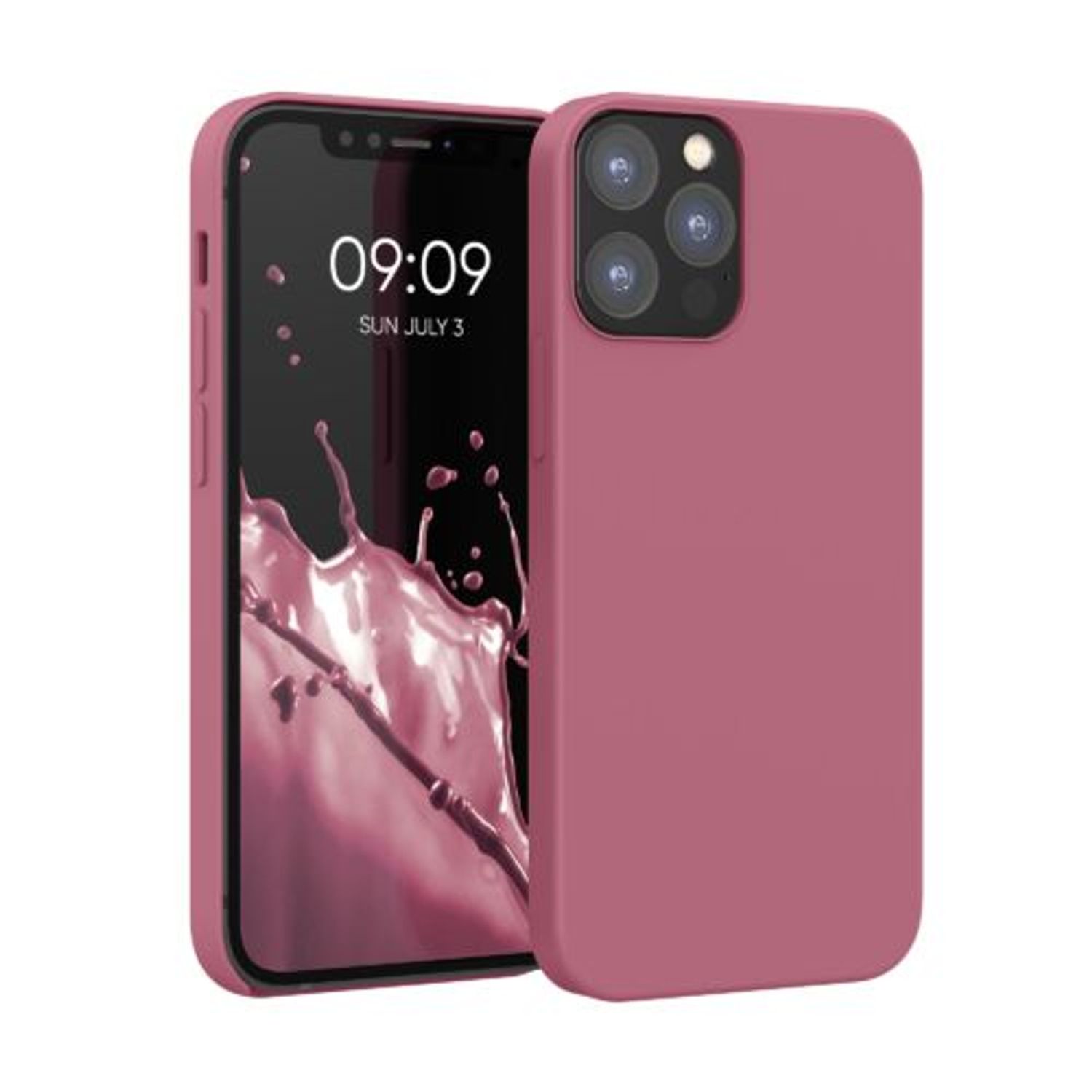 Husa pentru Apple iPhone 12/iPhone 12 Pro, Silicon, Roz, 52641.167 fotografia produsului