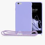 Husa pentru Apple iPhone 6 Plus/iPhone 6s Plus, Silicon, Mov, 56274.108, Kwmobile fotografia produsului View 7 S