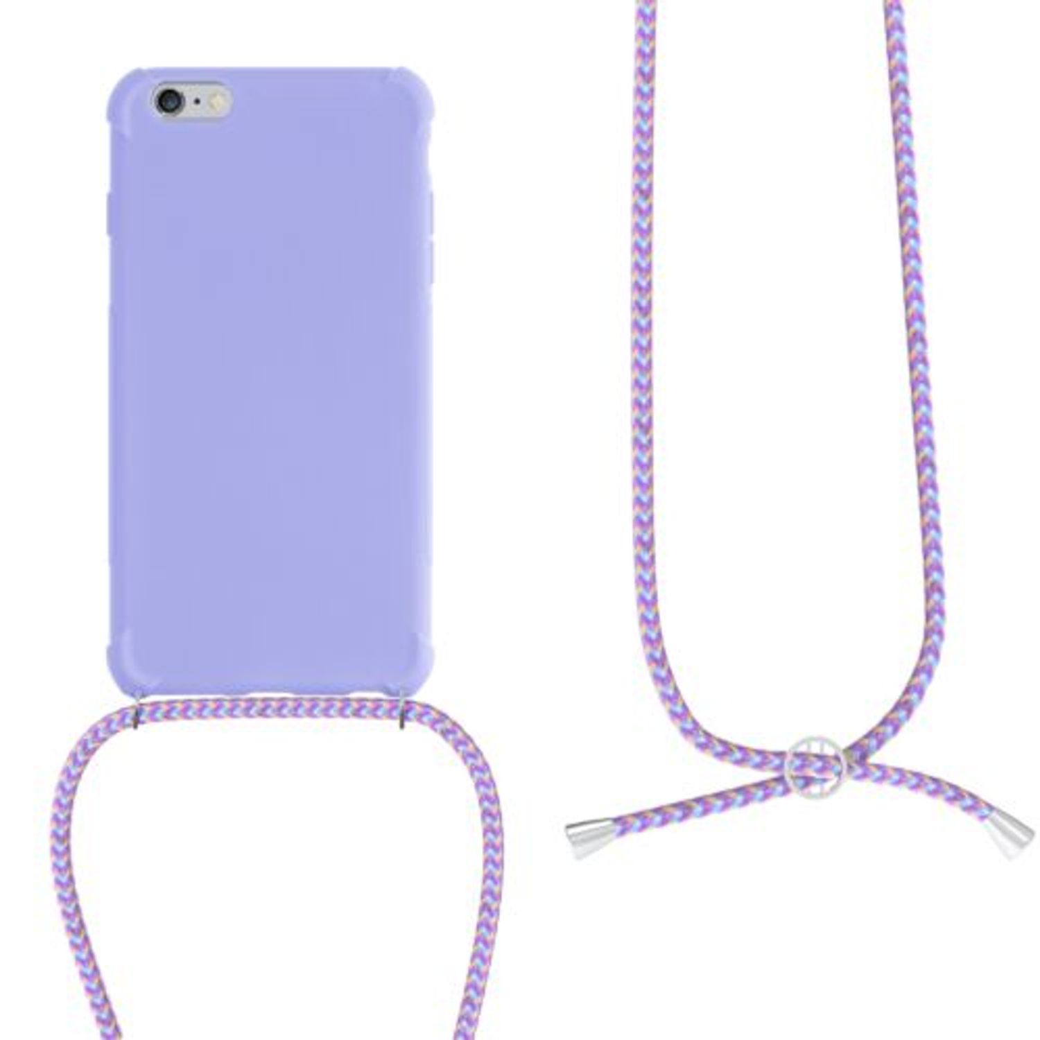 Husa pentru Apple iPhone 6 Plus/iPhone 6s Plus, Silicon, Mov, 56274.108, Kwmobile fotografia produsului View 2 L