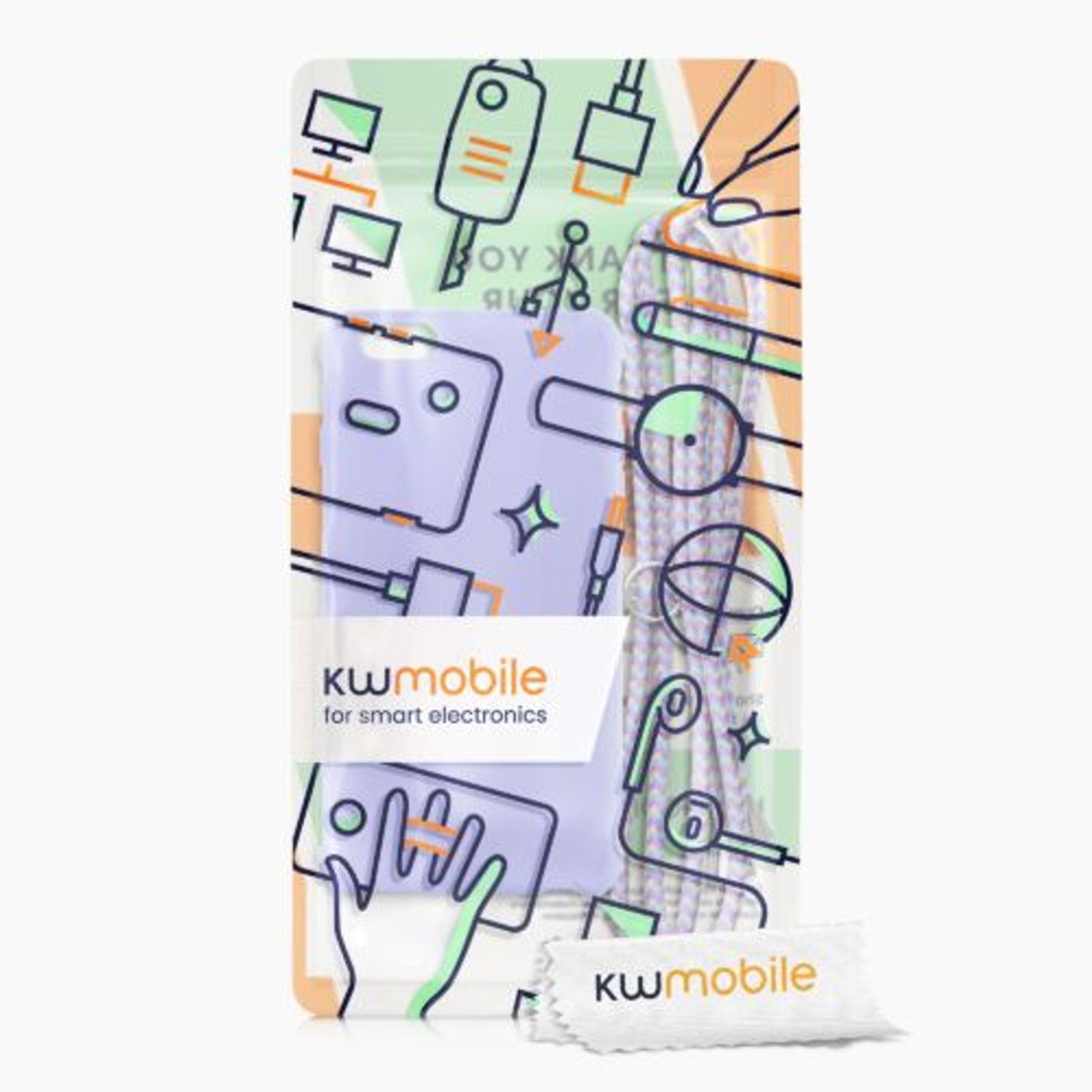 Husa pentru Apple iPhone 6 Plus/iPhone 6s Plus, Silicon, Mov, 56274.108, Kwmobile fotografia produsului View 8 L