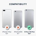 Husa pentru Apple iPhone 6 Plus/iPhone 6s Plus, Silicon, Mov, 56274.108, Kwmobile fotografia produsului View 4 S