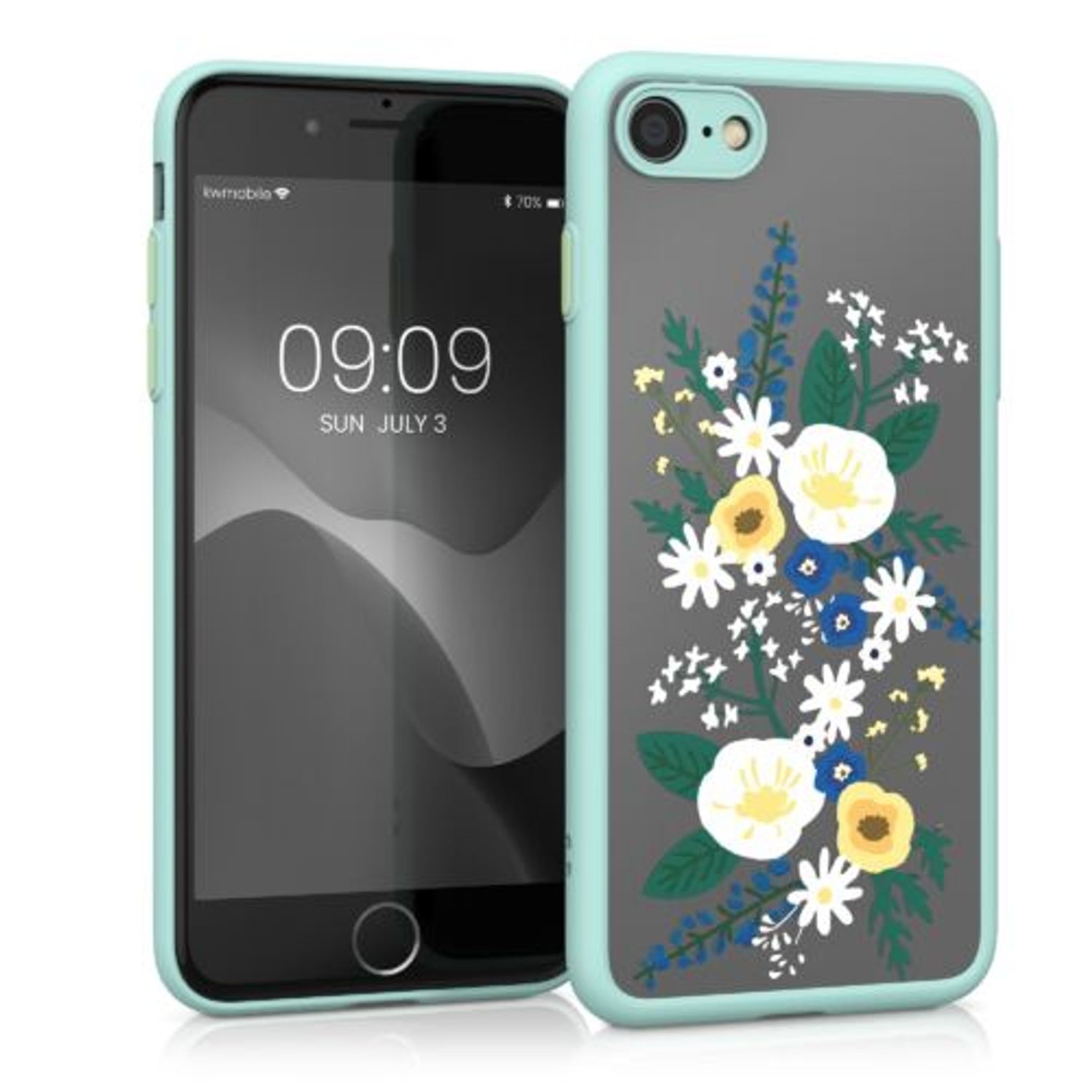 Husa pentru Apple iPhone 8/iPhone 7/iPhone SE 2, Silicon, Multicolor, 56493.01, Kwmobile fotografia produsului