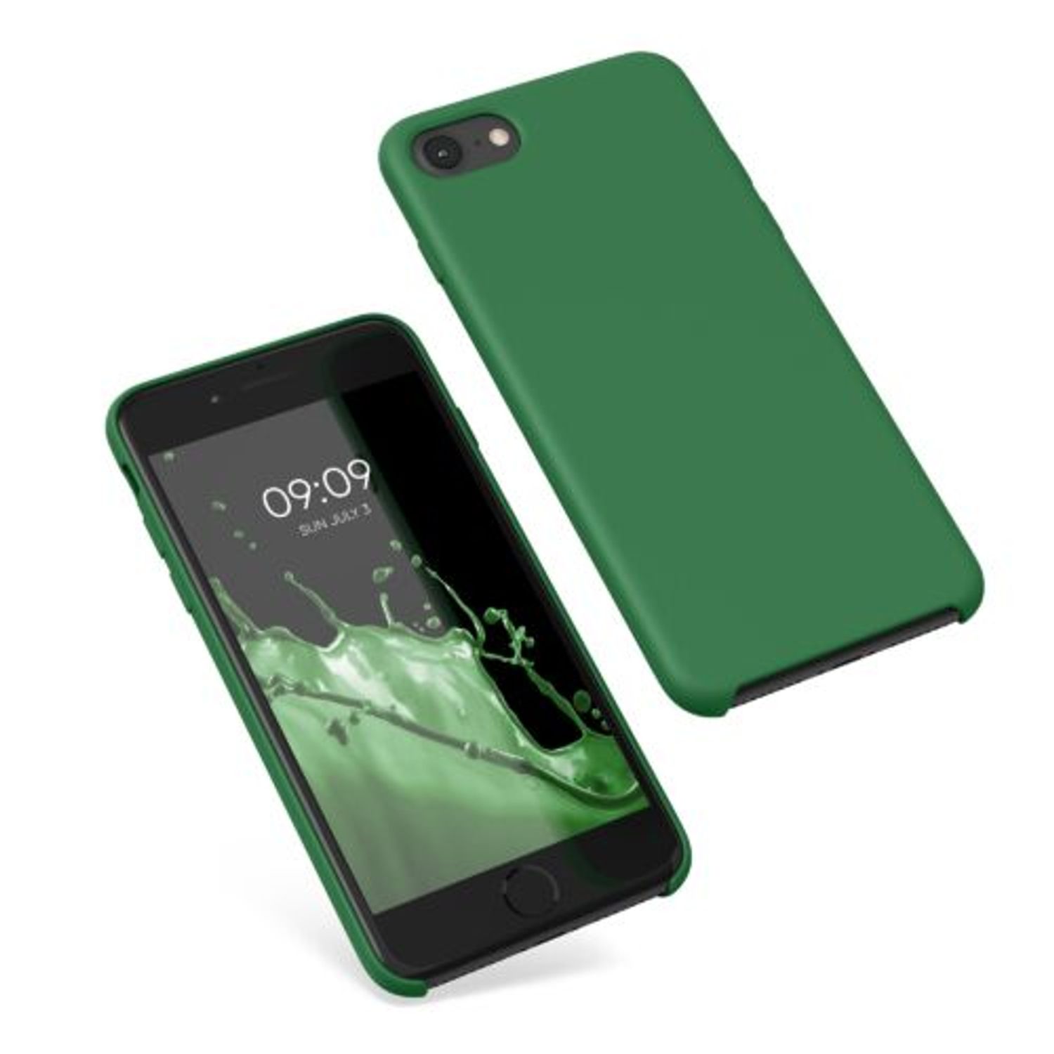 Husa pentru Apple iPhone 8/iPhone 7/iPhone SE 2, Silicon, Verde, 40225.227, Kwmobile fotografia produsului View 5 L