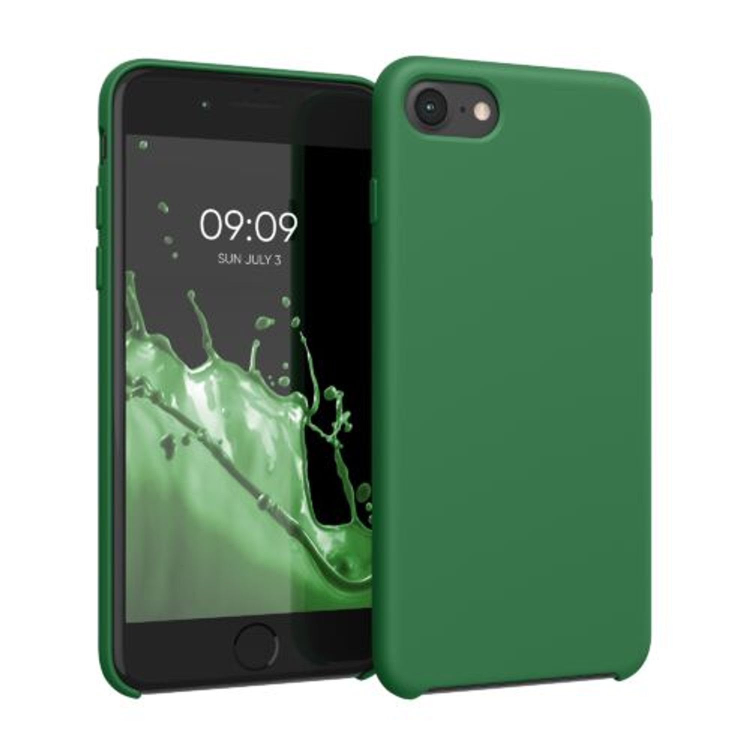 Husa pentru Apple iPhone 8/iPhone 7/iPhone SE 2, Silicon, Verde, 40225.227, Kwmobile fotografia produsului