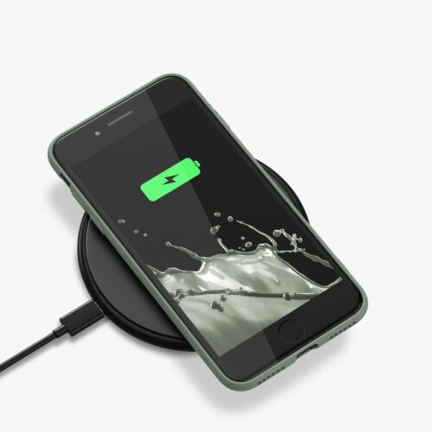 Husa pentru Apple iPhone 8/iPhone 7/iPhone SE 2, Silicon, Verde, 49979.172, Kwmobile fotografia produsului View 11 L