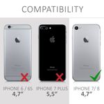 Husa pentru Apple iPhone 8/iPhone 7/iPhone SE 2, Silicon, Transparent, 51618.07, Kwmobile fotografia produsului View 6 S