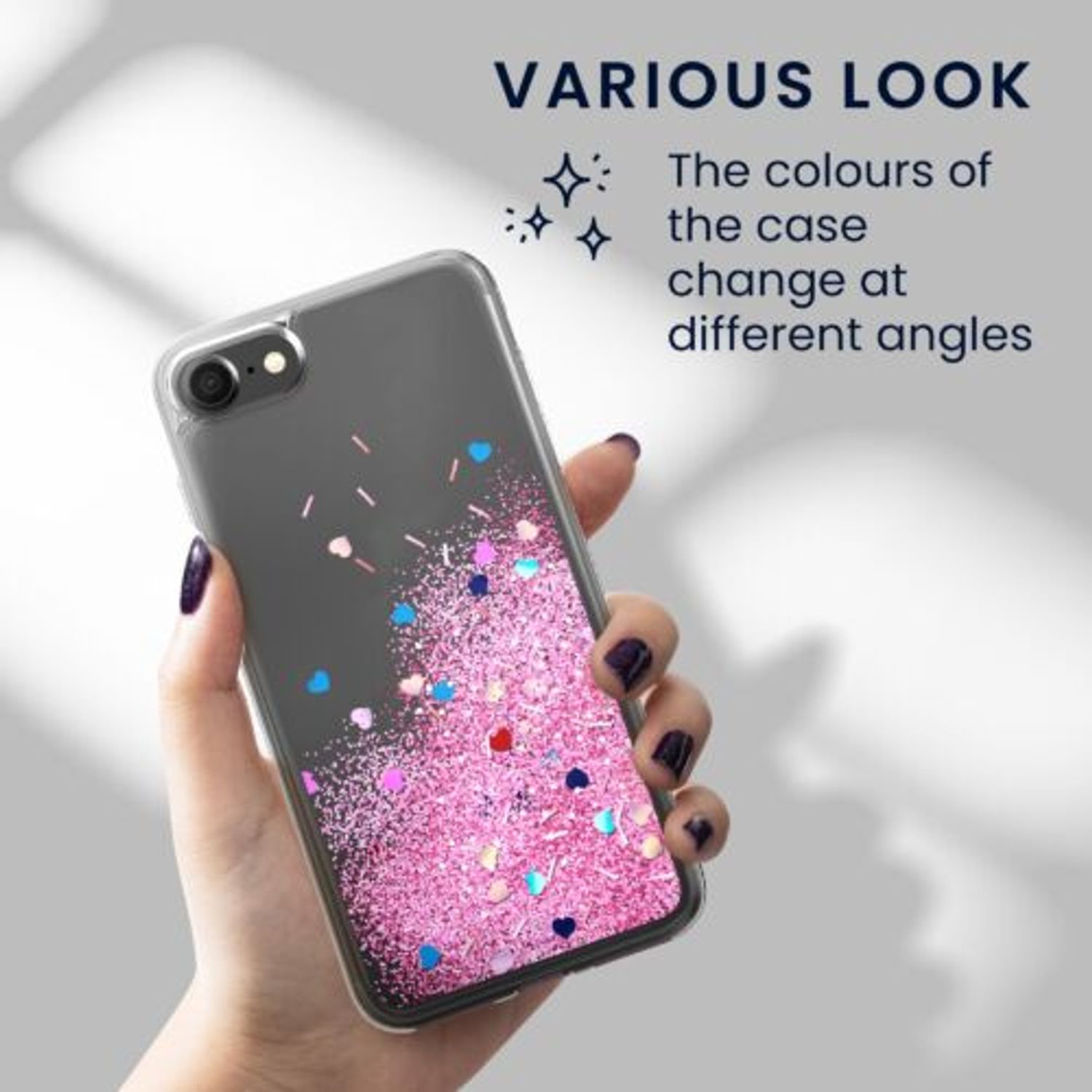 Husa pentru Apple iPhone 8/iPhone 7/iPhone SE 2, Silicon, Multicolor, 56805.01, Kwmobile fotografia produsului View 5 L