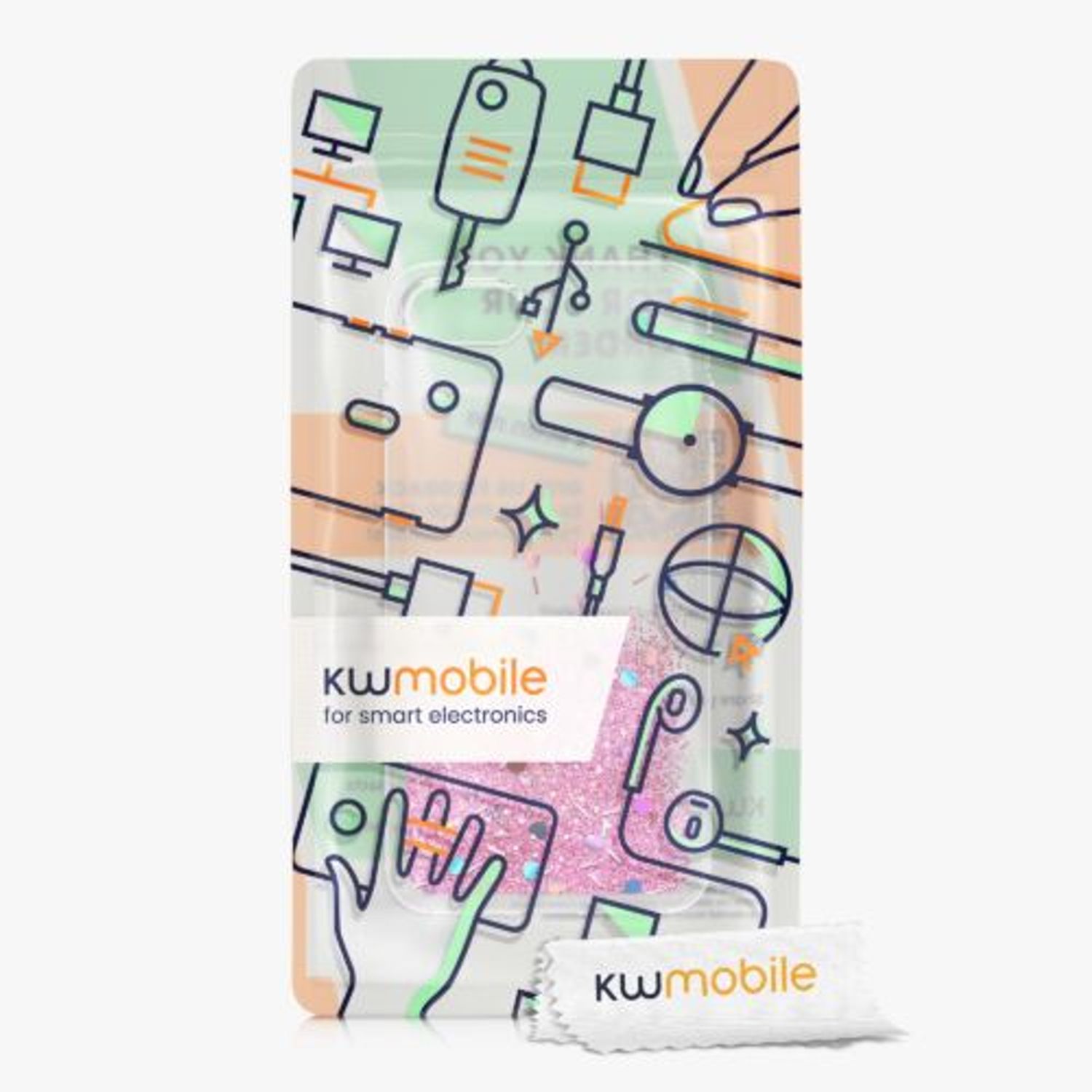 Husa pentru Apple iPhone 8/iPhone 7/iPhone SE 2, Silicon, Multicolor, 56805.01, Kwmobile fotografia produsului View 7 L