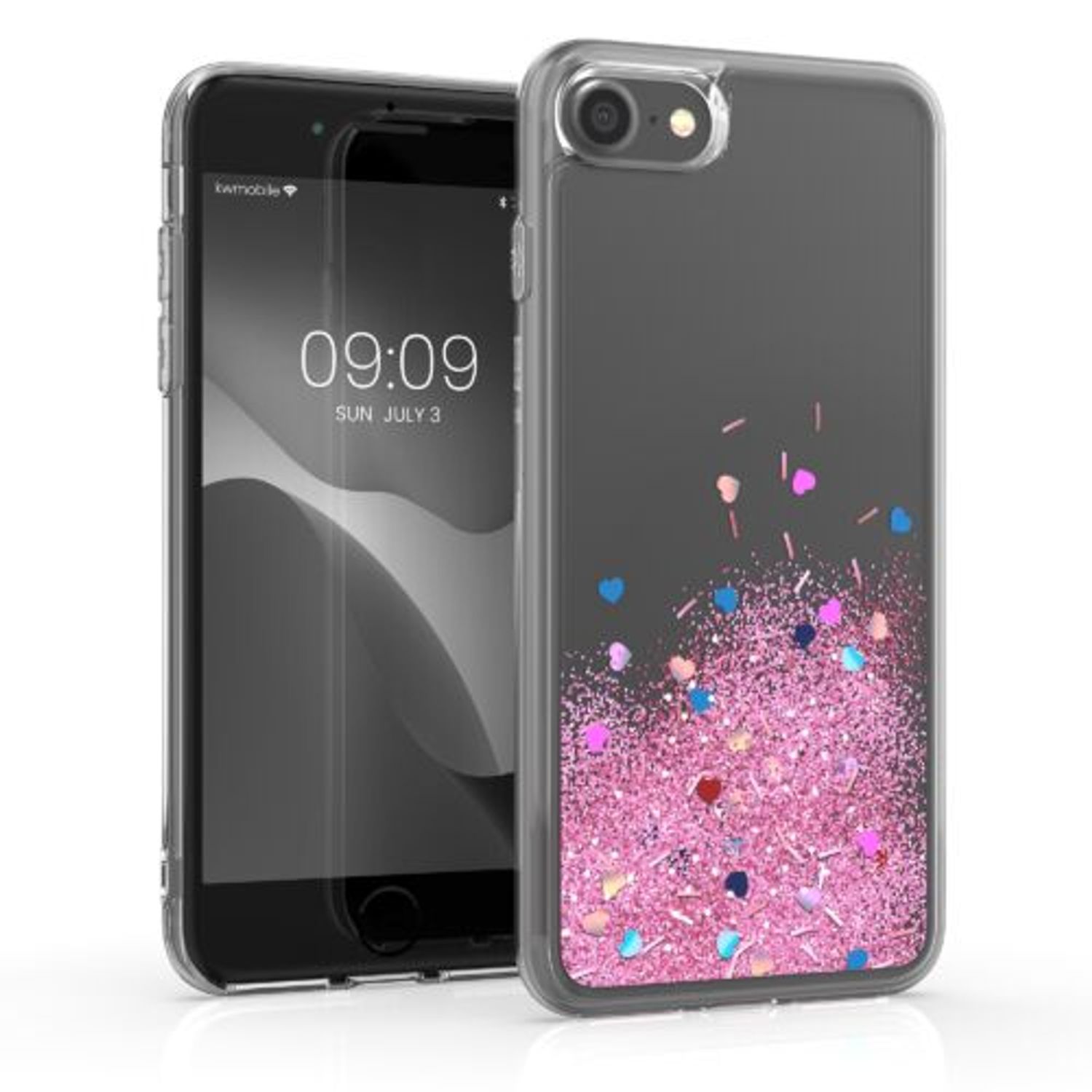 Husa pentru Apple iPhone 8/iPhone 7/iPhone SE 2, Silicon, Multicolor, 56805.01, Kwmobile fotografia produsului
