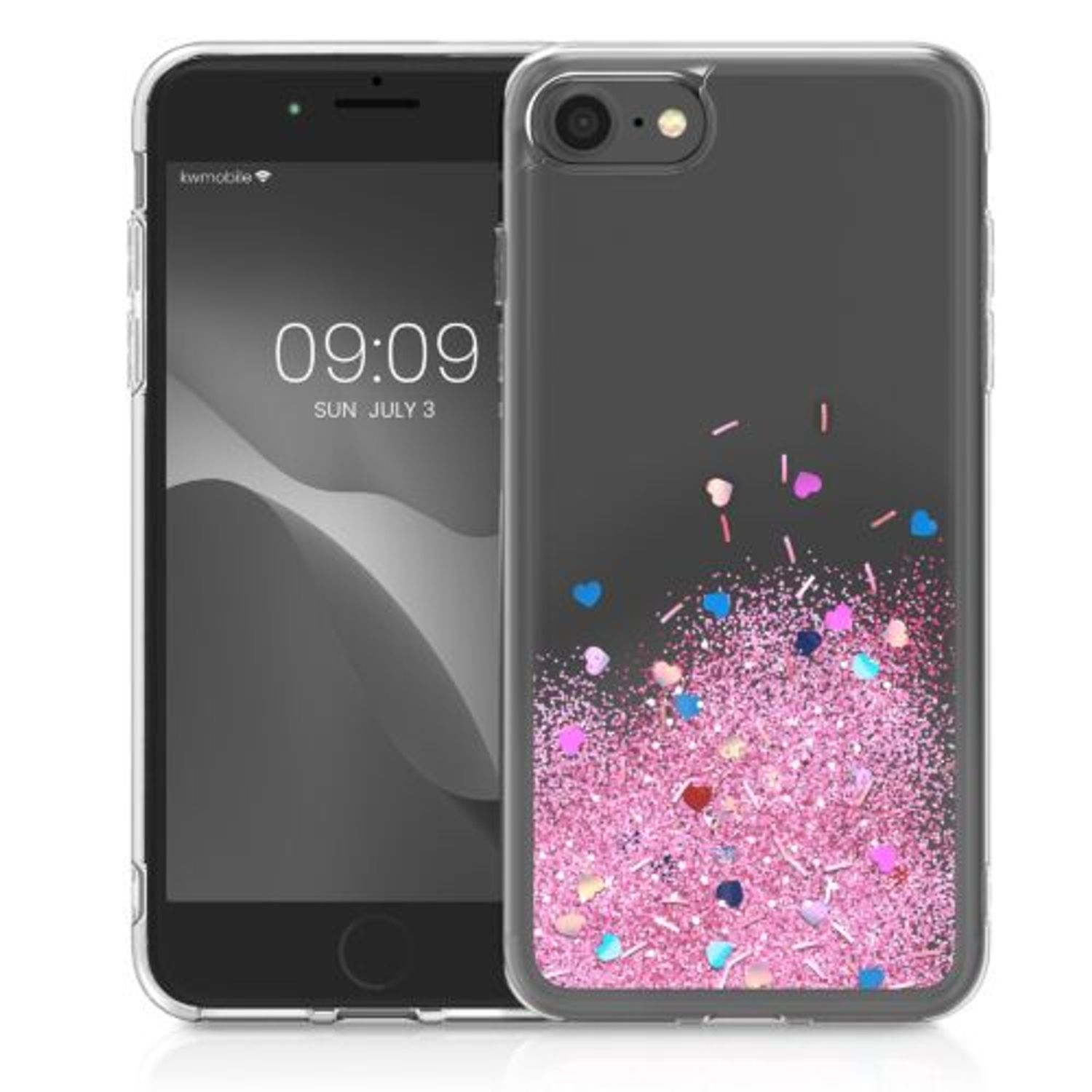 Husa pentru Apple iPhone 8/iPhone 7/iPhone SE 2, Silicon, Multicolor, 56805.01, Kwmobile fotografia produsului View 2 L