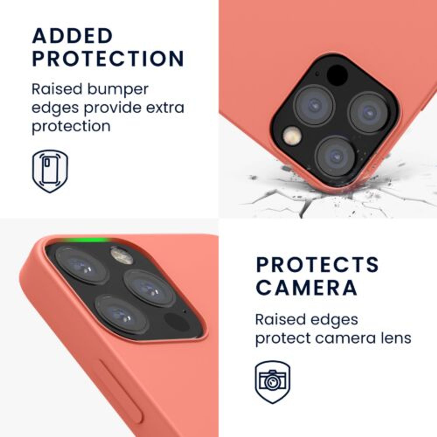 Husa pentru Apple iPhone 12/iPhone 12 Pro, Silicon, Roz, 52641.215 fotografia produsului View 5 L