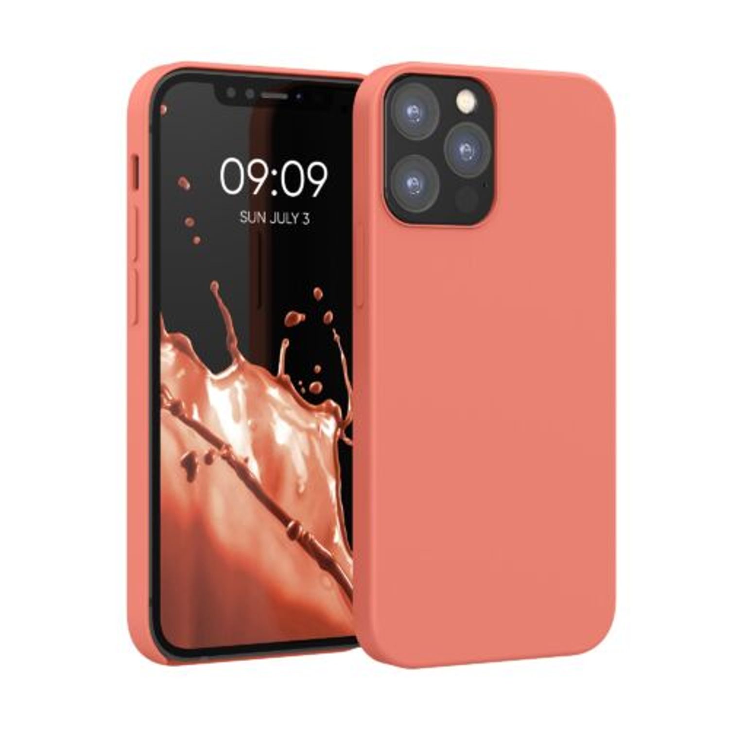 Husa pentru Apple iPhone 12/iPhone 12 Pro, Silicon, Roz, 52641.215 fotografia produsului