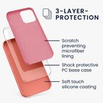 Husa pentru Apple iPhone 12/iPhone 12 Pro, Silicon, Roz, 52641.215 fotografia produsului View 6 S