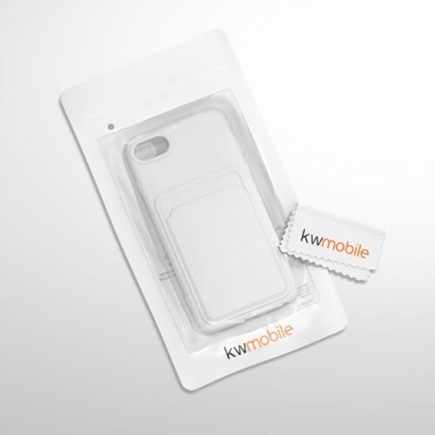 Husa pentru Apple iPhone 8/iPhone 7/iPhone SE 2, Silicon, Alb, 55117.02, Kwmobile fotografia produsului View 7 L