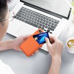 Husa pentru Apple iPhone 8/iPhone 7/iPhone SE 2, Silicon, Portocaliu, 55117.29, Kwmobile fotografia produsului View 5 S