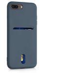 Husa pentru Apple iPhone 8 Plus/iPhone 7 Plus, Silicon, Albastru, 49102.202, Kwmobile fotografia produsului View 8 S