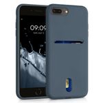 Husa pentru Apple iPhone 8 Plus/iPhone 7 Plus, Silicon, Albastru, 49102.202, Kwmobile fotografia produsului