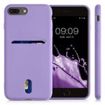 Husa pentru Apple iPhone 8 Plus/iPhone 7 Plus, Silicon, Mov, 49102.222, Kwmobile fotografia produsului View 2 S