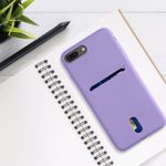 Husa pentru Apple iPhone 8 Plus/iPhone 7 Plus, Silicon, Mov, 49102.222, Kwmobile fotografia produsului View 3 S
