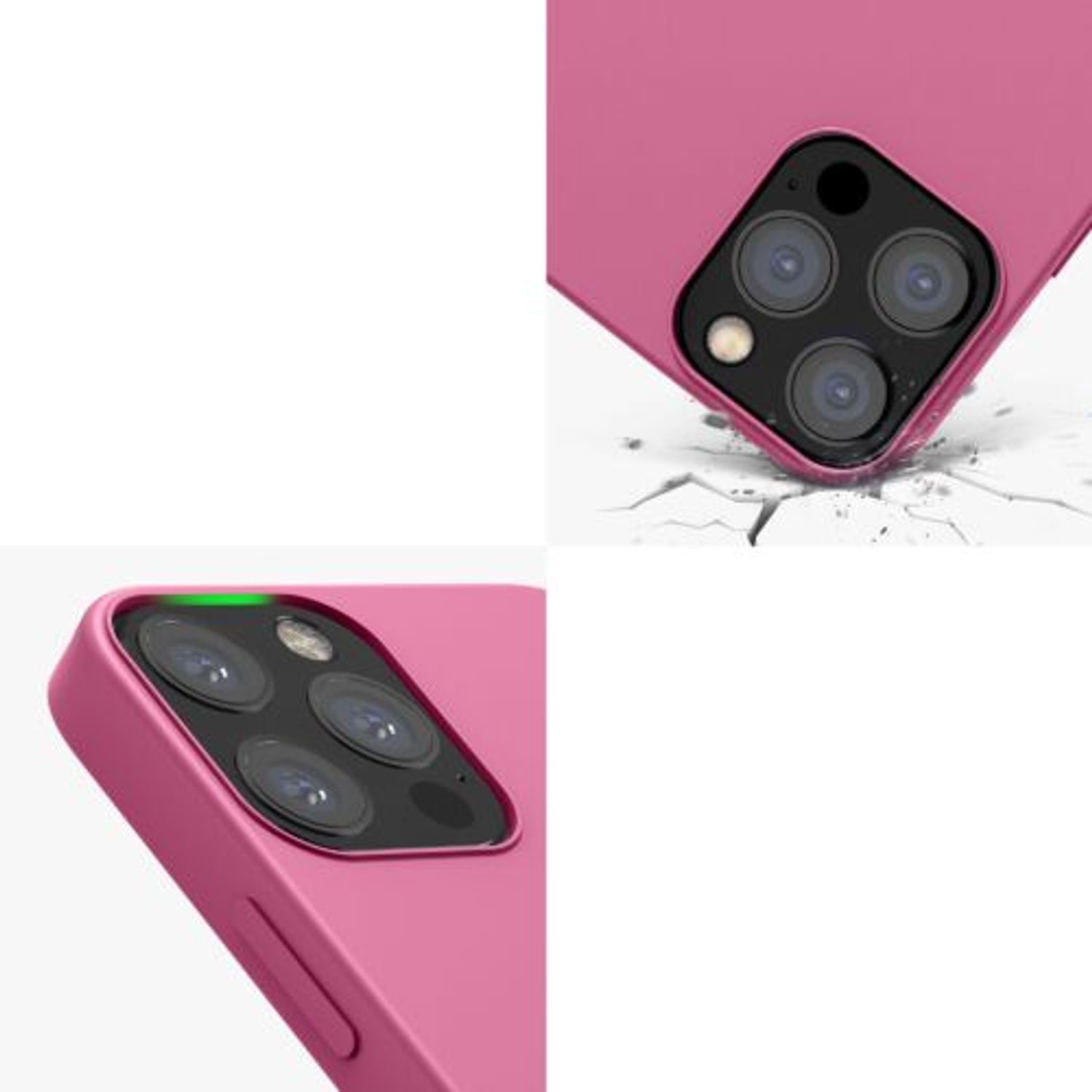 Husa pentru Apple iPhone 12/iPhone 12 Pro, Silicon, Roz, 52641.212 fotografia produsului View 9 L