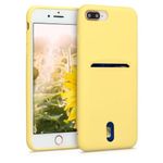 Husa pentru Apple iPhone 8 Plus/iPhone 7 Plus, Silicon, Galben, 49102.06, Kwmobile fotografia produsului