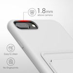 Husa pentru Apple iPhone 8 Plus/iPhone 7 Plus, Silicon, Alb, 55118.02, Kwmobile fotografia produsului View 4 S