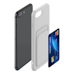 Husa pentru Apple iPhone 8 Plus/iPhone 7 Plus, Silicon, Alb, 55118.02, Kwmobile fotografia produsului View 9 S