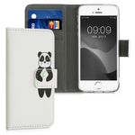 Husa pentru Apple iPhone 5s/iPhone SE, Piele ecologica, Alb, 20207.32, Kwmobile fotografia produsului