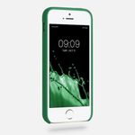 Husa pentru Apple iPhone 5s/iPhone SE, Silicon, Verde, 42766.227, Kwmobile fotografia produsului View 3 S