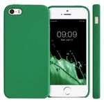 Husa pentru Apple iPhone 5s/iPhone SE, Silicon, Verde, 42766.227, Kwmobile fotografia produsului View 2 S