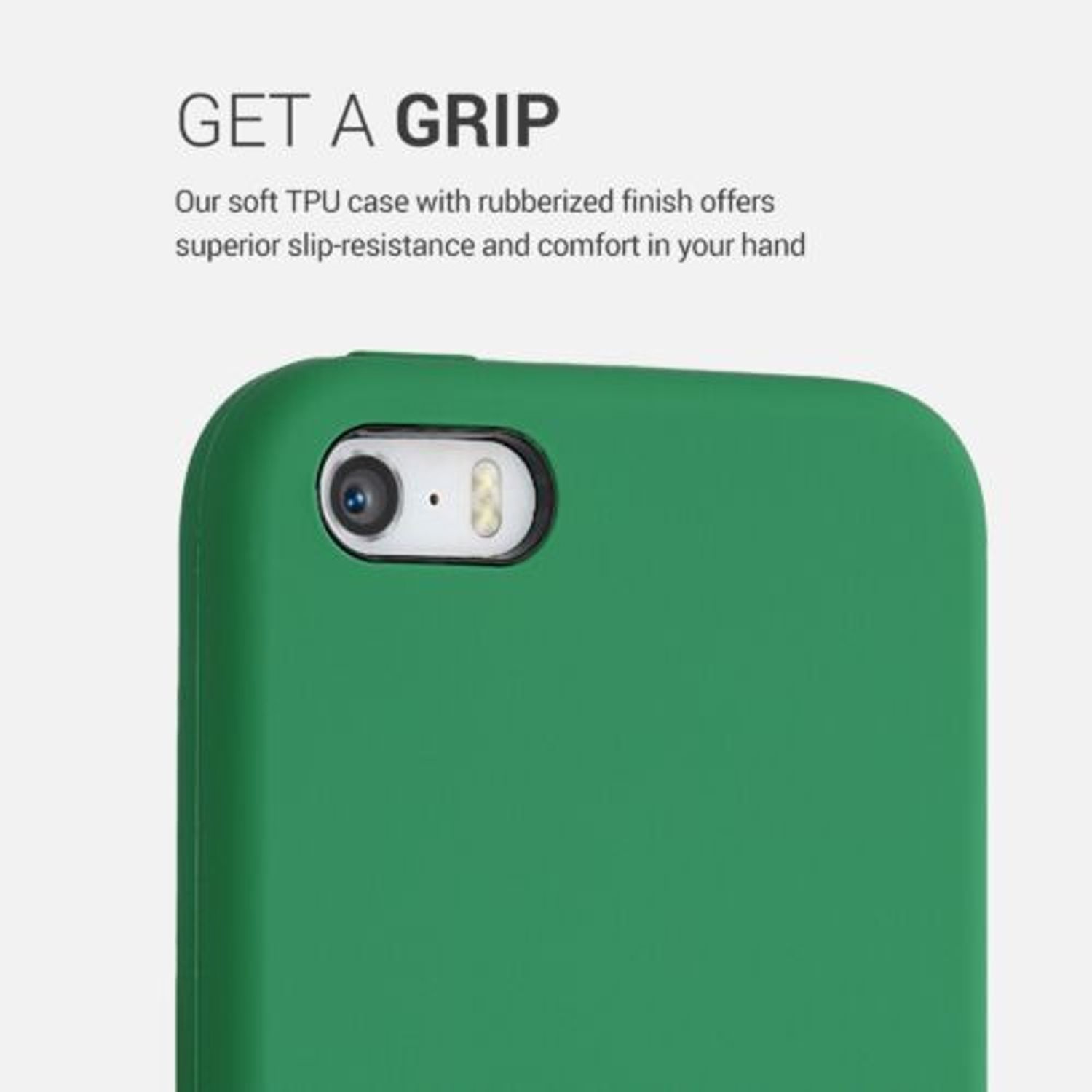 Husa pentru Apple iPhone 5s/iPhone SE, Silicon, Verde, 42766.227, Kwmobile fotografia produsului View 6 L