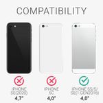 Husa pentru Apple iPhone 5s/iPhone SE, Silicon, Rosu, 42766.229, Kwmobile fotografia produsului View 5 S