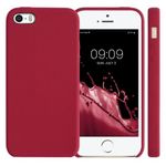 Husa pentru Apple iPhone 5s/iPhone SE, Silicon, Rosu, 42766.229, Kwmobile fotografia produsului View 2 S