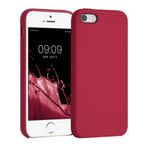 Husa pentru Apple iPhone 5s/iPhone SE, Silicon, Rosu, 42766.229, Kwmobile fotografia produsului
