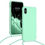 Husa pentru Apple iPhone X/iPhone XS, Silicon, Verde, 49915.71, Kwmobile fotografia produsului View 5 S