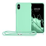 Husa pentru Apple iPhone X/iPhone XS, Silicon, Verde, 49915.71, Kwmobile fotografia produsului View 8 S