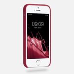 Husa pentru Apple iPhone 5s/iPhone SE, Silicon, Rosu, 42766.229, Kwmobile fotografia produsului View 3 S