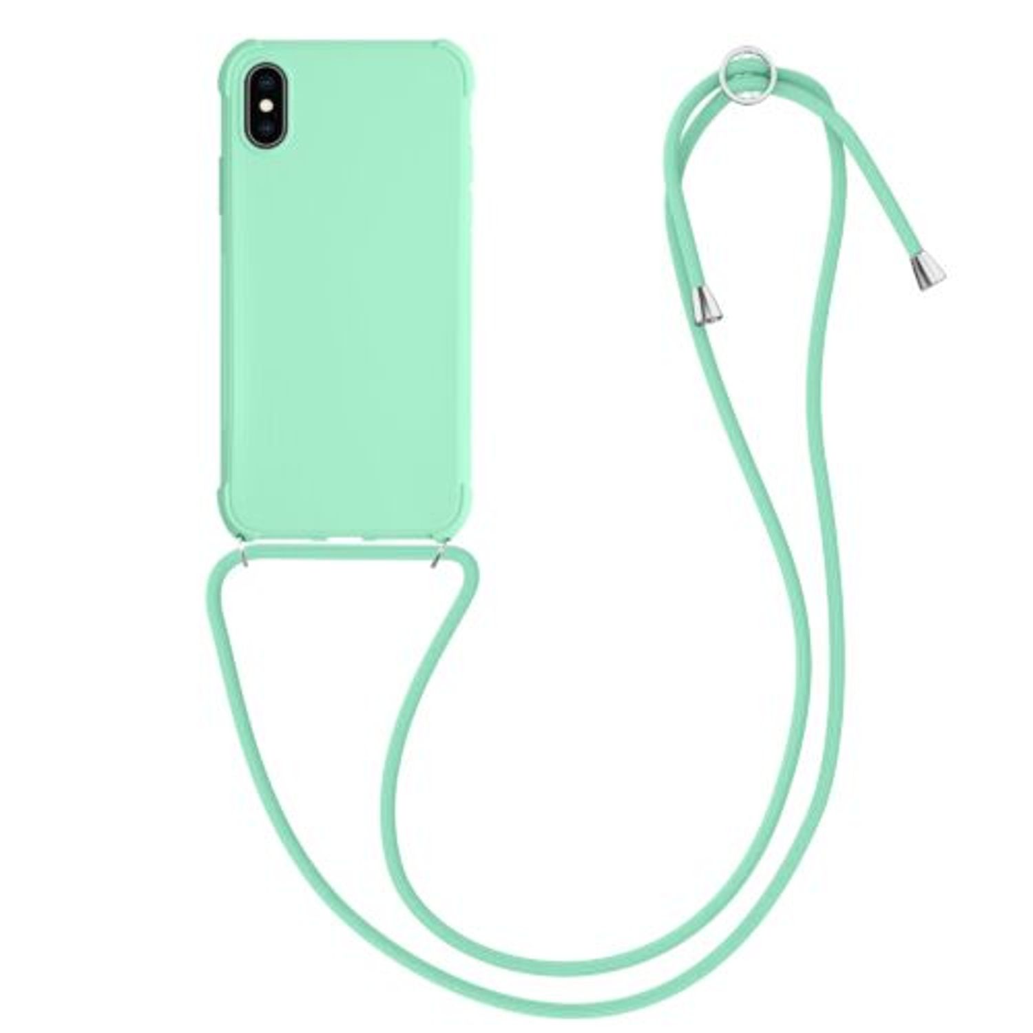 Husa pentru Apple iPhone X/iPhone XS, Silicon, Verde, 49915.71, Kwmobile fotografia produsului