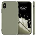 Husa pentru Apple iPhone X/iPhone XS, Silicon, Verde, 42492.172, Kwmobile fotografia produsului View 2 S