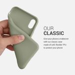 Husa pentru Apple iPhone X/iPhone XS, Silicon, Verde, 42492.172, Kwmobile fotografia produsului View 4 S