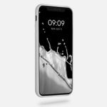 Husa pentru Apple iPhone X/iPhone XS, Silicon, Alb, 42492.02, Kwmobile fotografia produsului View 3 S