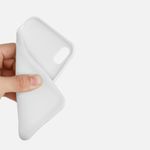 Husa pentru Apple iPhone X/iPhone XS, Silicon, Alb, 42492.02, Kwmobile fotografia produsului View 7 S