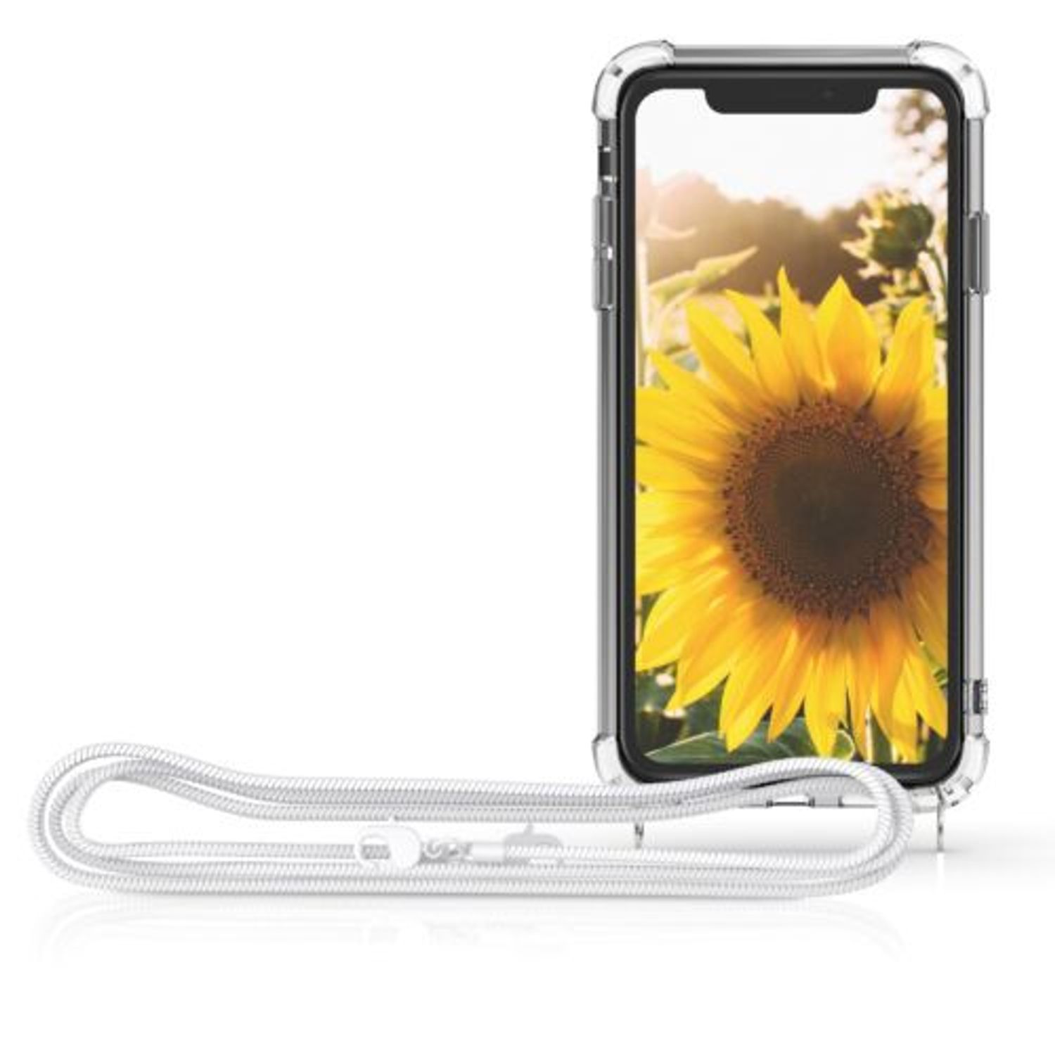 Husa pentru Apple iPhone XR, Silicon, Transparent, 48672.02, Kwmobile fotografia produsului View 9 L