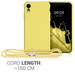 Husa pentru Apple iPhone XR, Silicon, Galben, 49917.158, Kwmobile fotografia produsului View 4 S