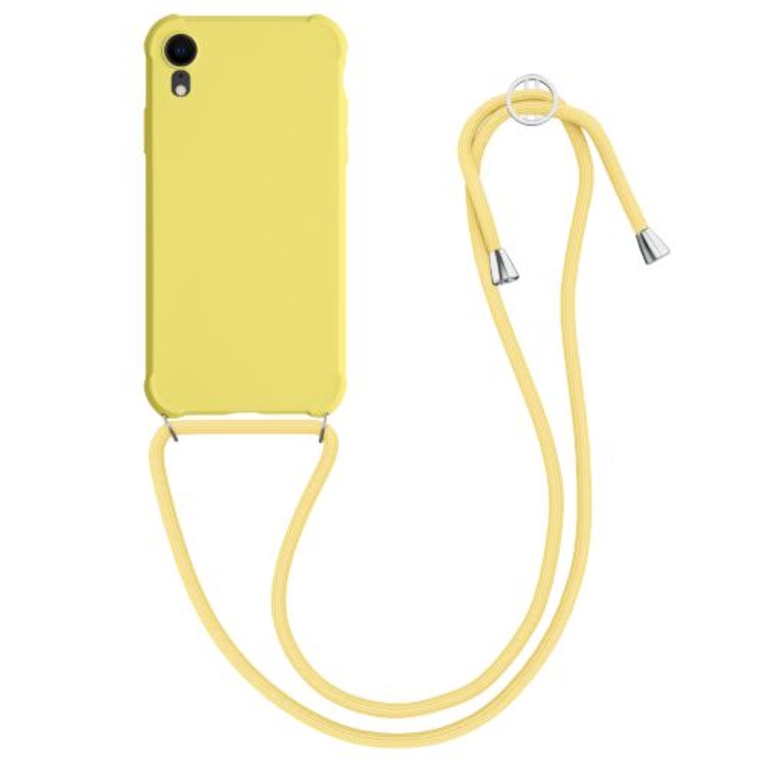 Husa pentru Apple iPhone XR, Silicon, Galben, 49917.158, Kwmobile fotografia produsului