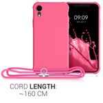 Husa pentru Apple iPhone XR, Silicon, Roz, 49917.77, Kwmobile fotografia produsului View 3 S
