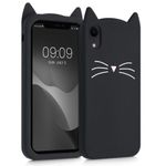 Husa pentru Apple iPhone XR, Silicon, Negru, 55619.01, Kwmobile fotografia produsului
